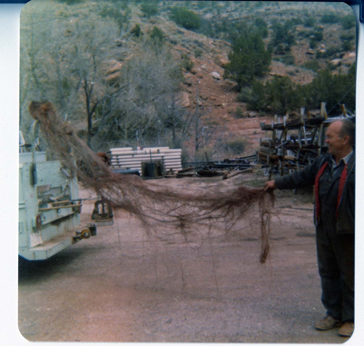 Personnel performing maintenance activities.