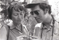 BW Photos of ranger-led hike / yucca talk.