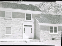 Detail of front of the new NPS dorm for seasonal rangers.