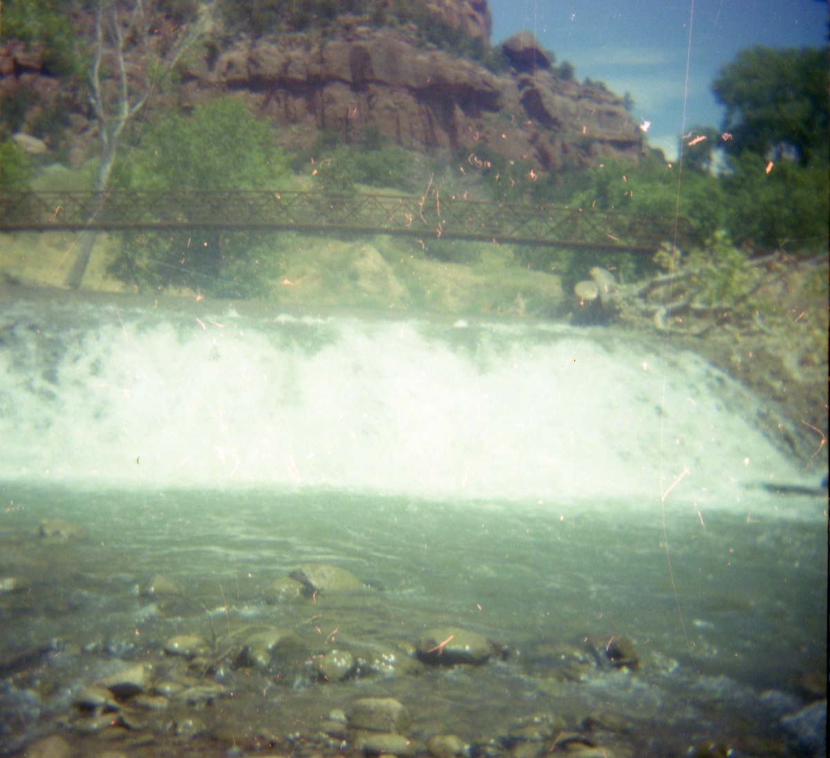 The arrival and replacement of the new Birch Creek footbridge.