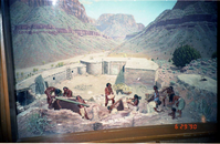 Color Photos of the old visitor center exhibits.