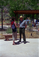 Color Photos of the official launch of the Zion shuttle system- same day as the new visitor center opening.