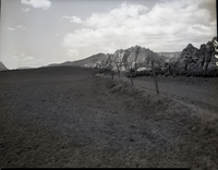 Improper land use, type of fence construction, and typical grazing available, section 16.