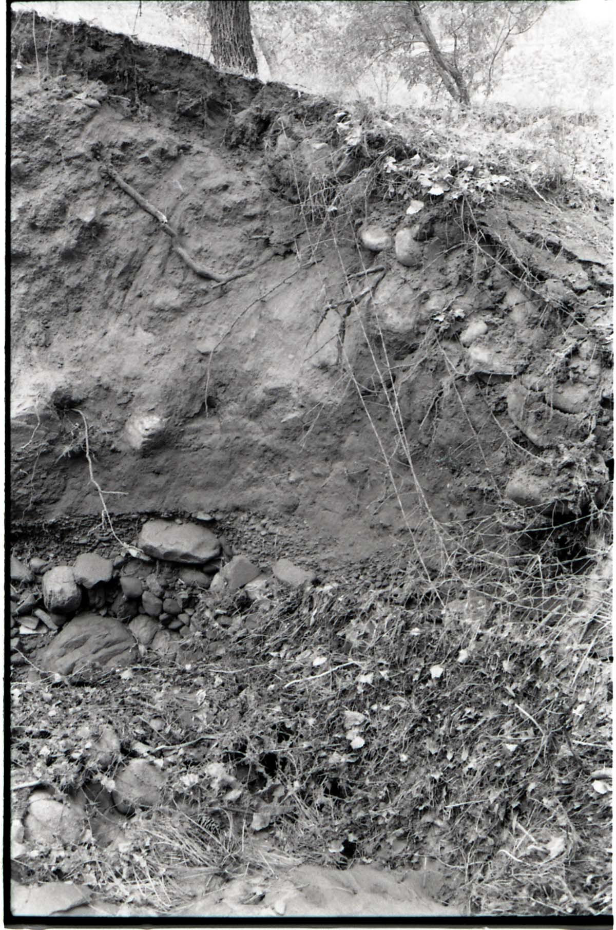 BW Photos of the damage from the Oak Creek flash flood of 1989.