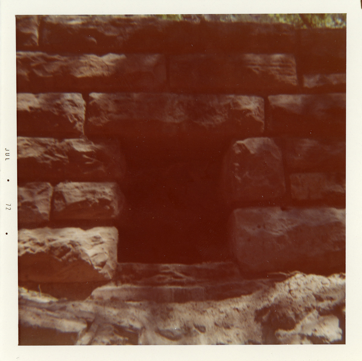 Culvert of vehicle bridge.