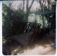 The arrival and replacement of the new Birch Creek footbridge.