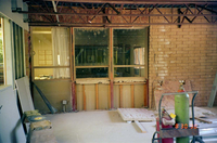 Construction of headquarters addition.