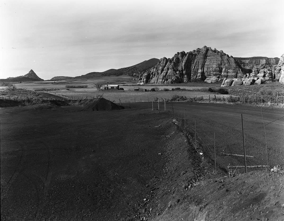 Cave Valley from gravel pit, Kolob Terrace area. 5 of 10 images taken for congressional wilderness hearings.