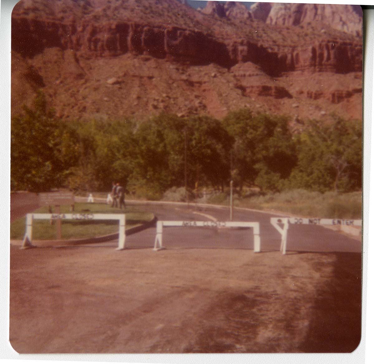 The construction of the sanitary dump in the Watchman Campground area.