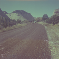 Road leading to East entrance fee station.