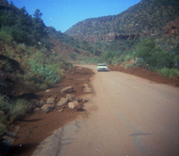 Color Photos of flood damage from the 1972 flood.