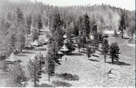 BW Photos of the Bryce Canyon Civilian Conservation Corps (CCC) camp.