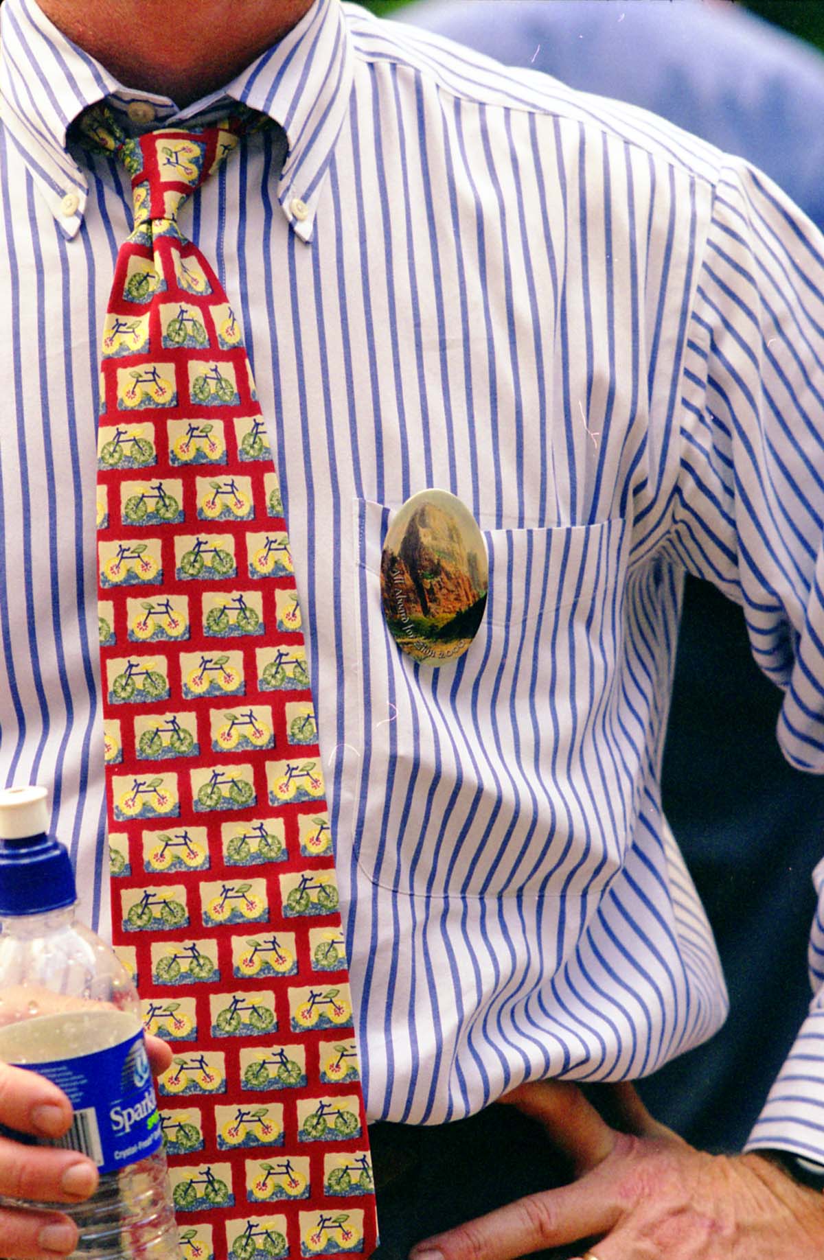 Color Photos of the official launch of the Zion shuttle system- same day as the new visitor center opening.