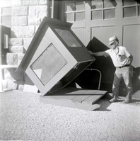 NPS personnel in maintenance yard doing tasks.