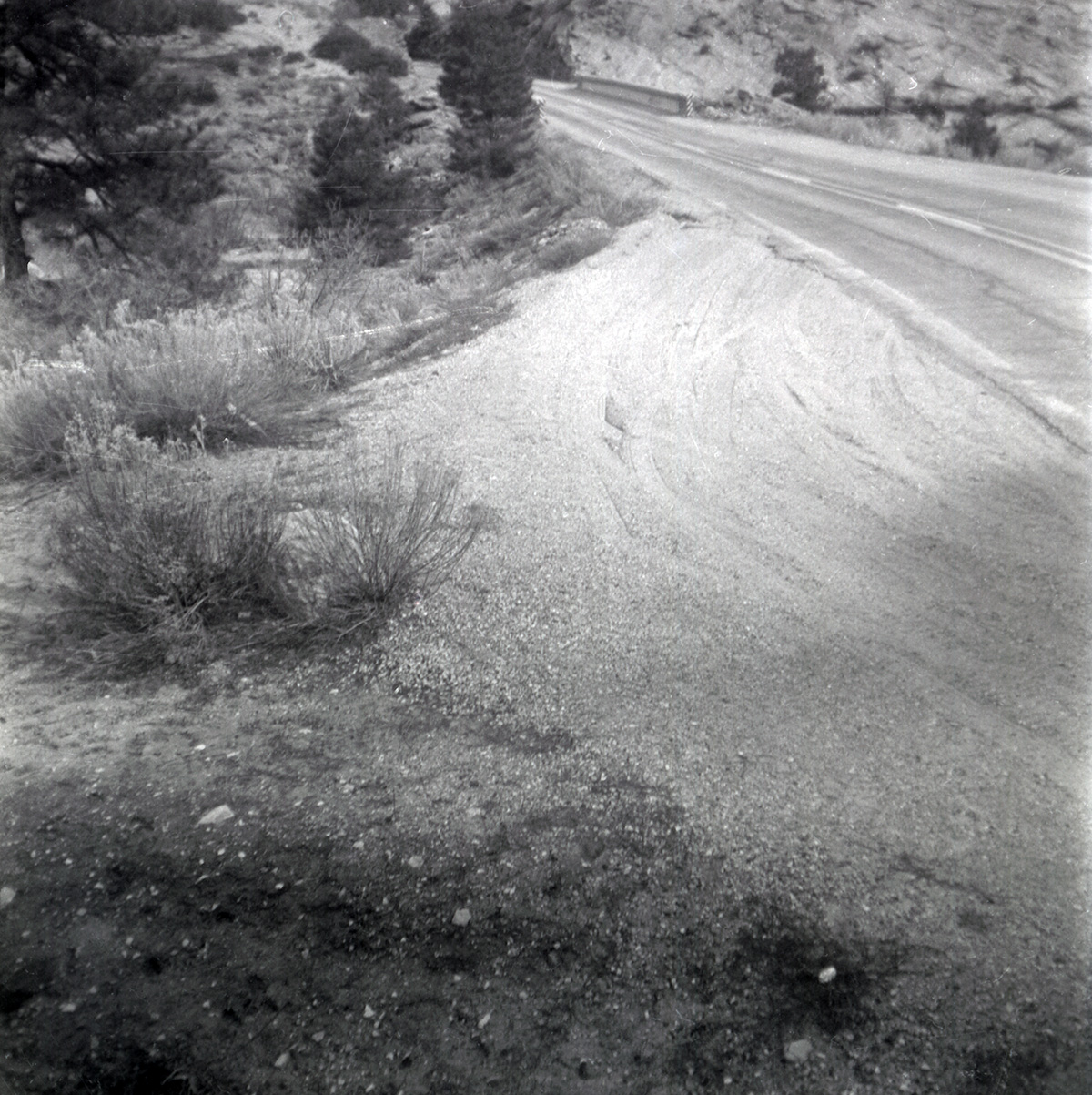 East side road repair and turn out construction.
