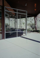 The class walls of the museum during the construction of headquarters addition.