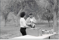 BW Photos of the Crocker/ Nicholson retirement barbeque.