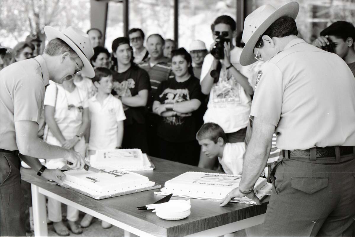 BW Photos of the parks 75th anniversary celebration.