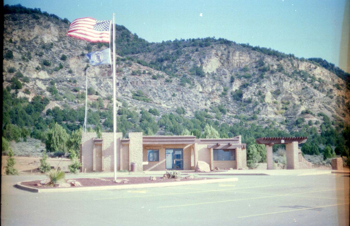 The Kolob Canyons Visitor Center.