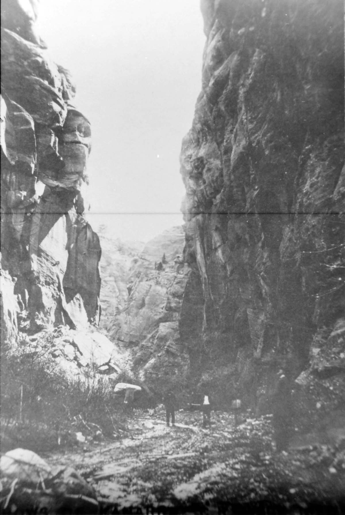 BW Photos of the Court of the Patriarchs - 35mm.