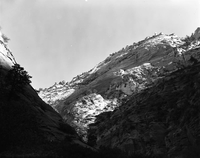 BW Photos of general interior views of Zion Canyon - 35mm.
