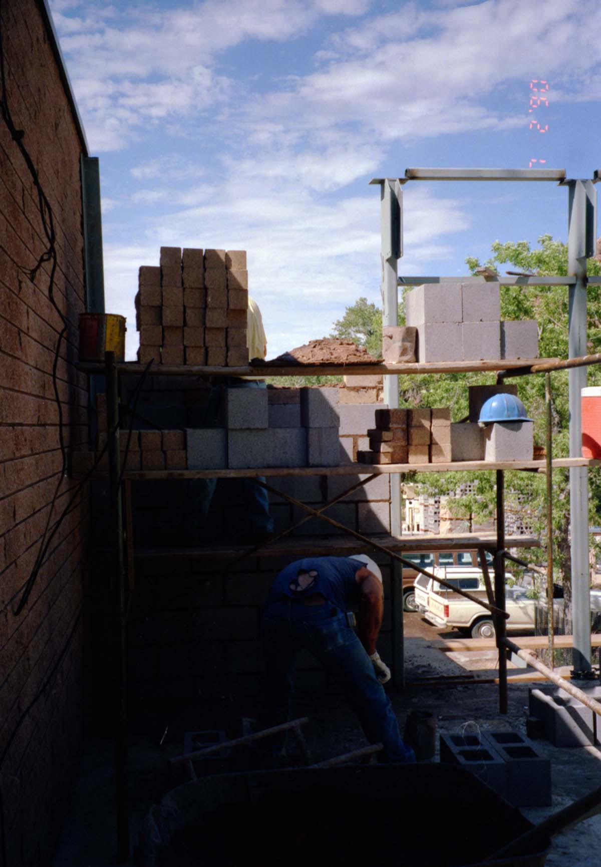 Construction of headquarters addition.