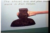 Color Photos of the old visitor center exhibits.