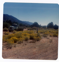 Maintenance activity at Kolob Canyon near visitor center.