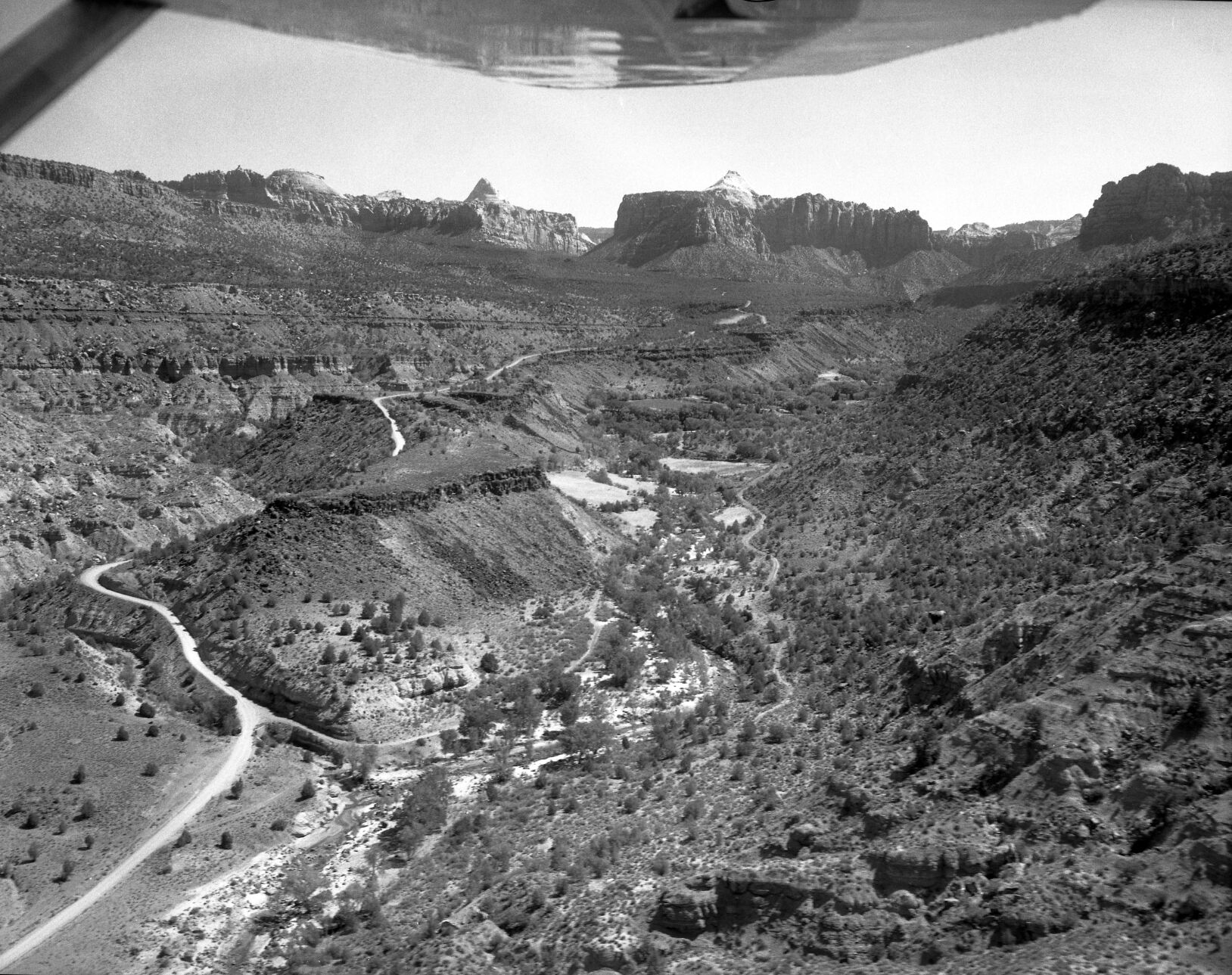 The lava tongue between Black Wash and North Creek.