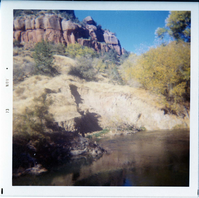 Pond of contaminated water or waste.