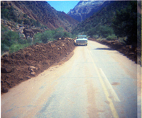 Color Photos of flood damage from the 1972 flood.