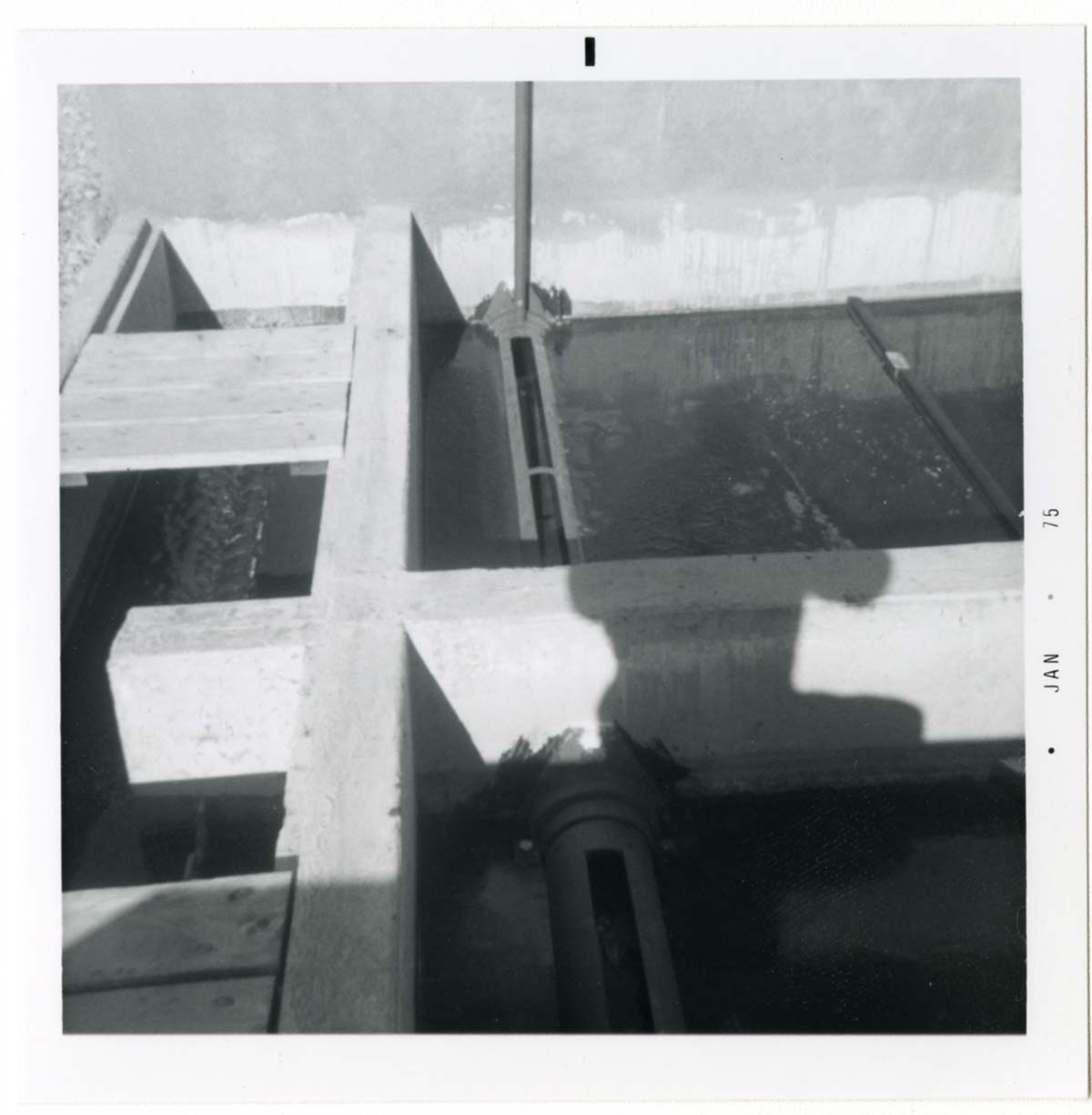 The sewer treatment plant.