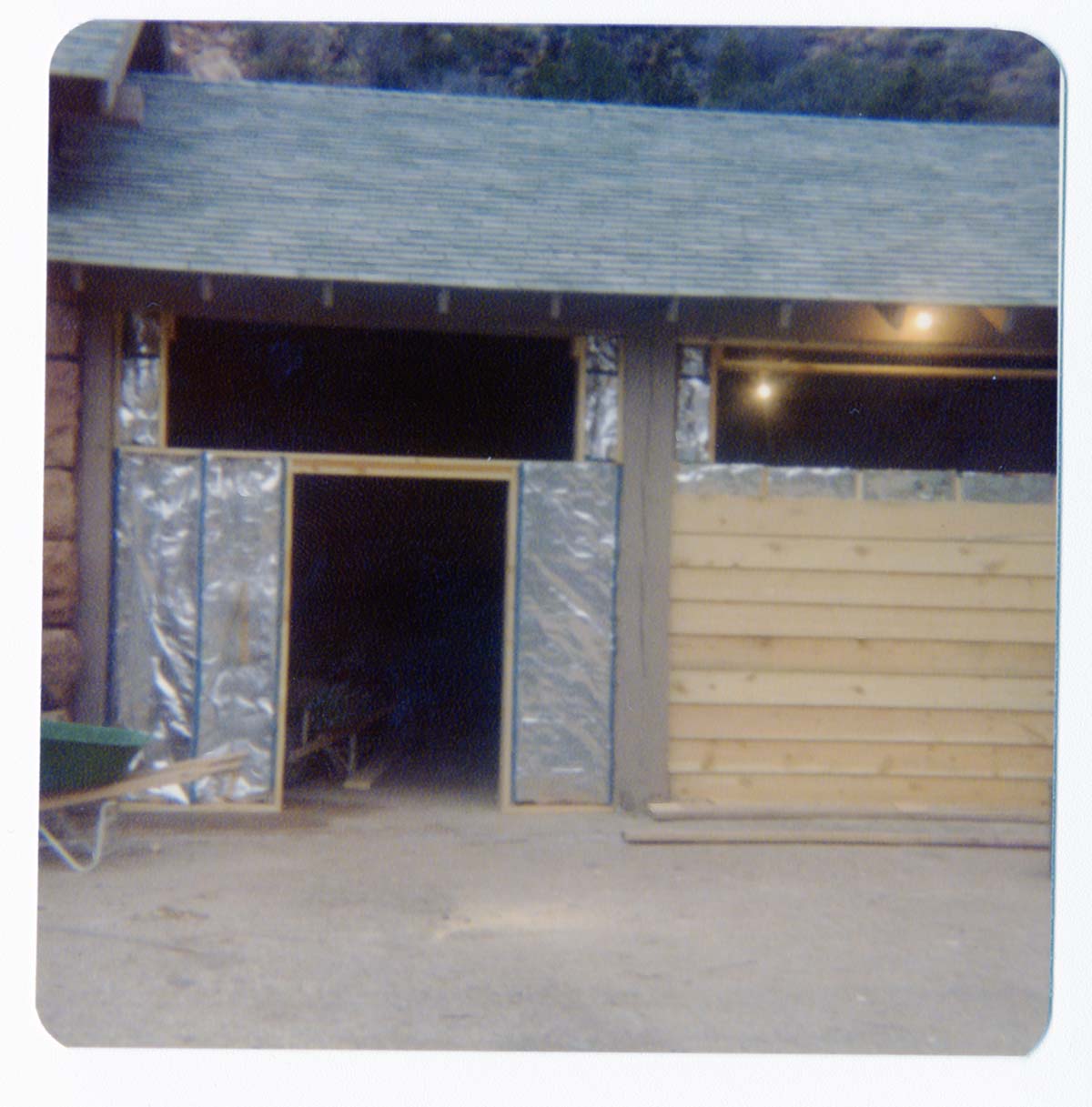 Maintenance building - remodeling work.