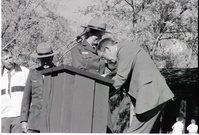 BW Photos of the Zion Lodge Rededication Ceremony.