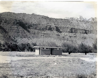 Comfort station, Watchman Campground.