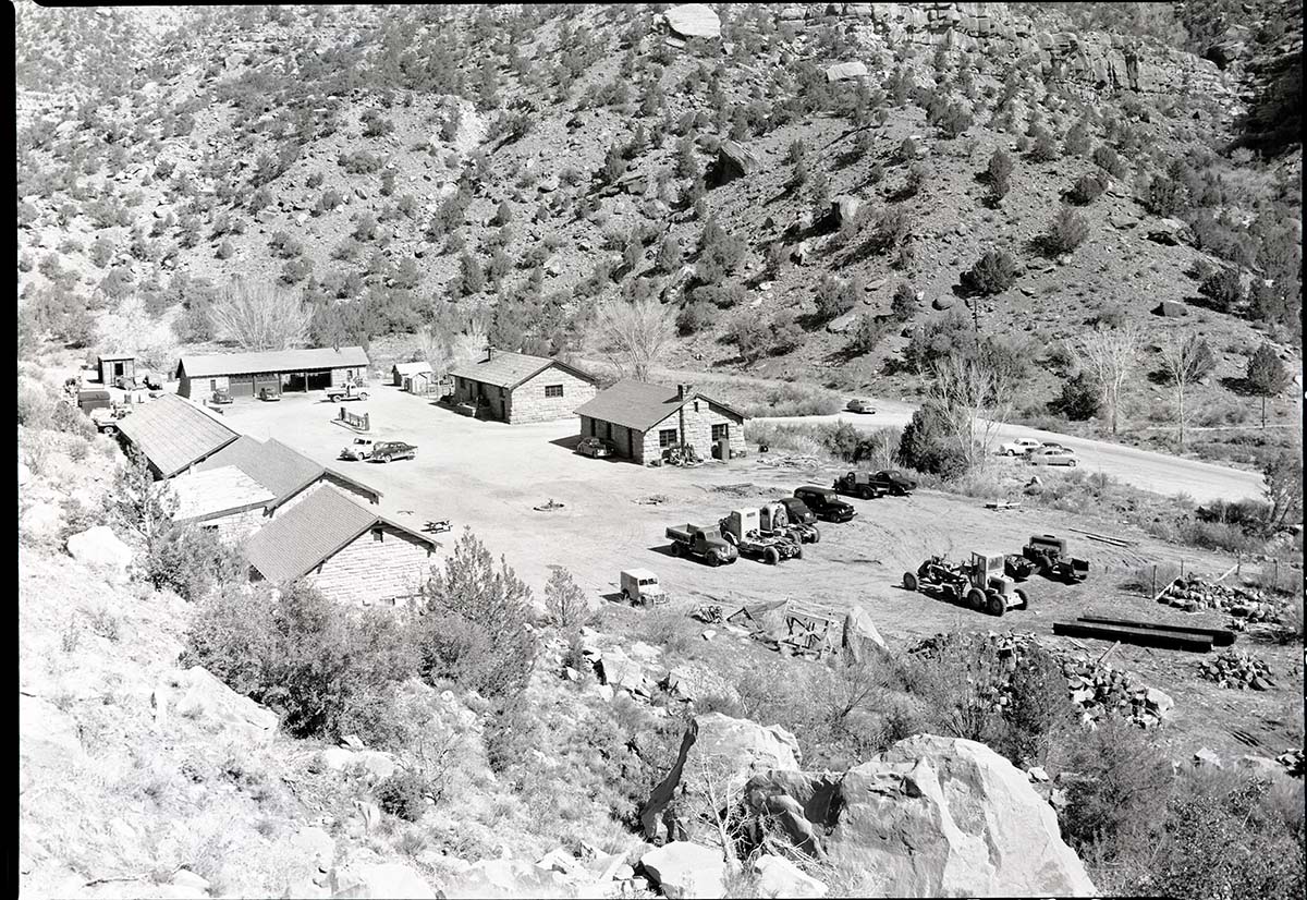 Zion National Park utility area.