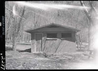 Comfort station in South Campground, Building 137.