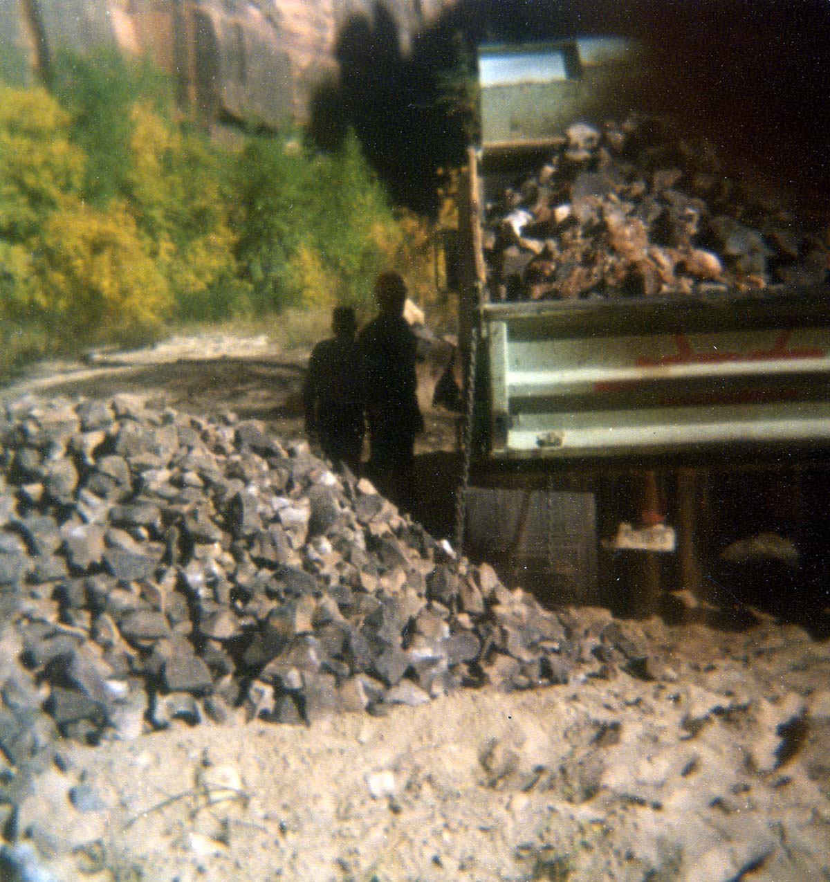 Color photos of the Birch Creek Spillway construction and/ or modification.