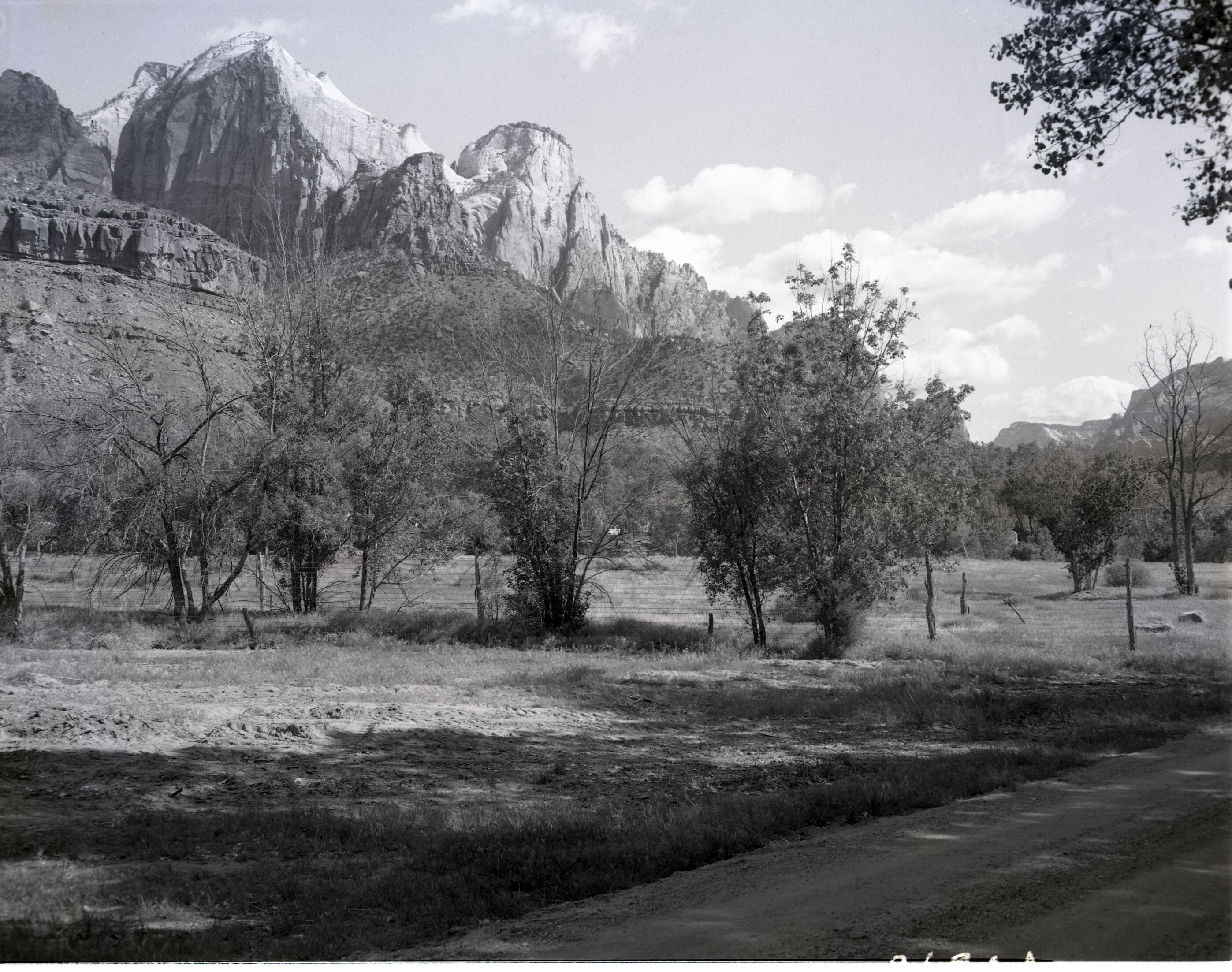 Samuel Crawford property with trash heaps removed.