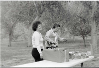 BW Photos of the Crocker/ Nicholson retirement barbeque.