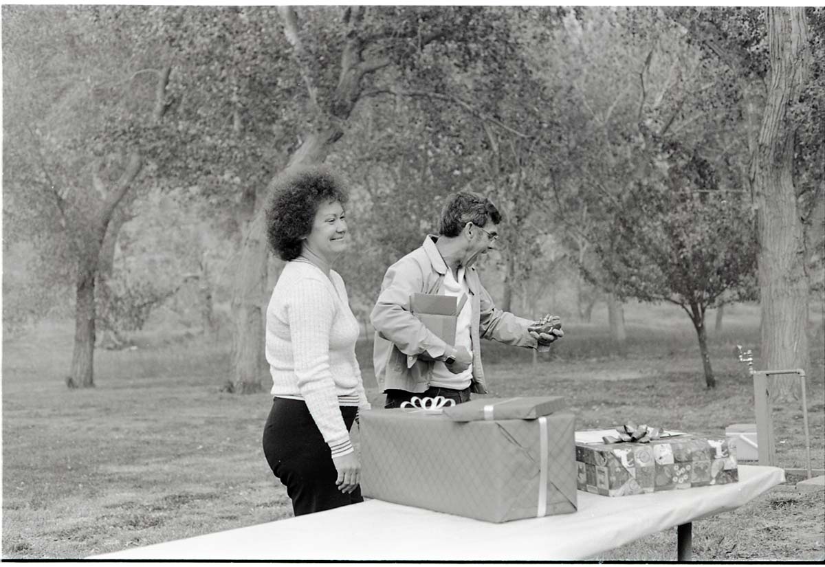 BW Photos of the Crocker/ Nicholson retirement barbeque.