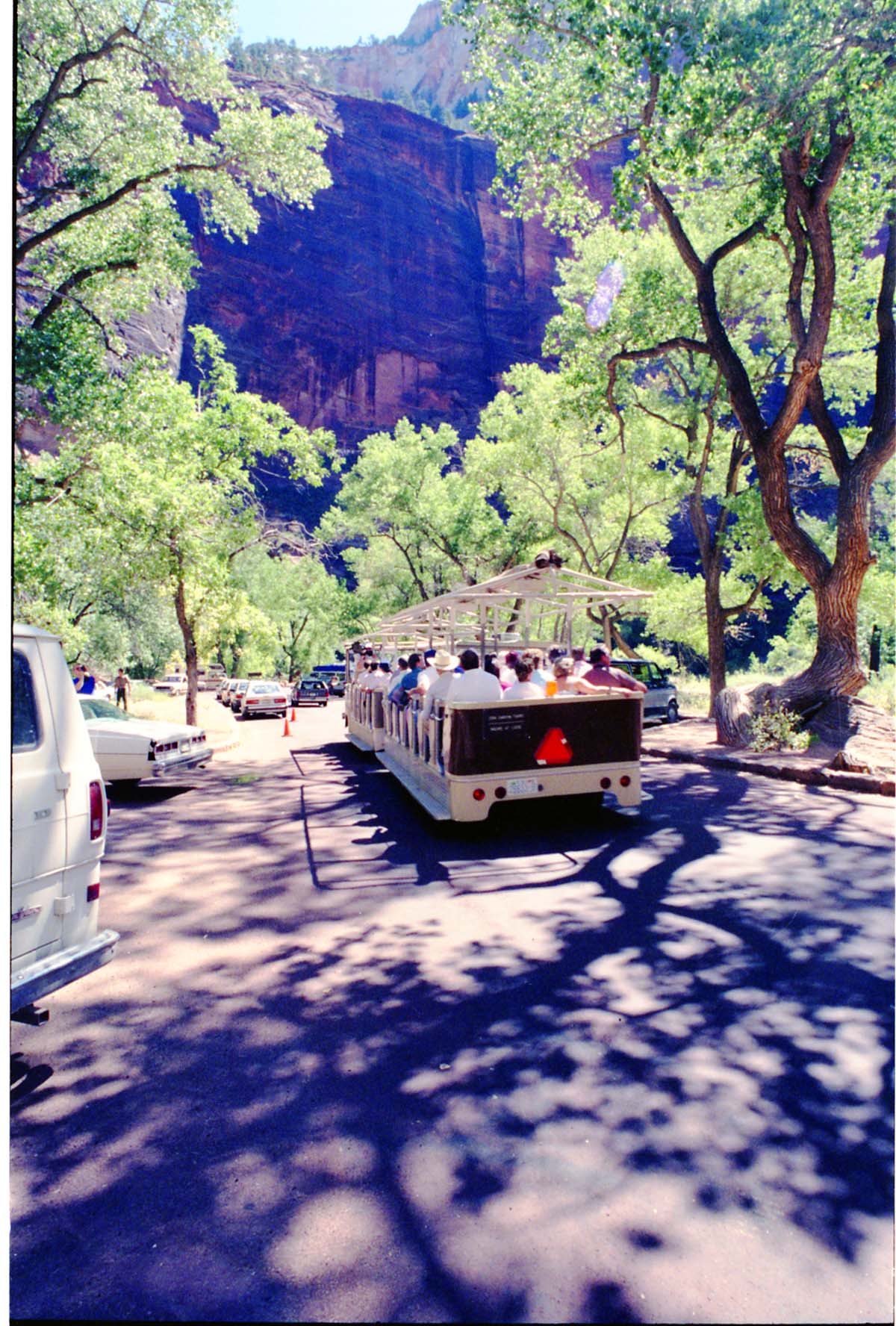 Color Photos of the parks 72nd anniversary celebrations- cake cutting, barbecue, speakers.