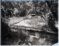 Reconstruction of Birch Creek sewage spray field for Zion Lodge with fence around spray field.