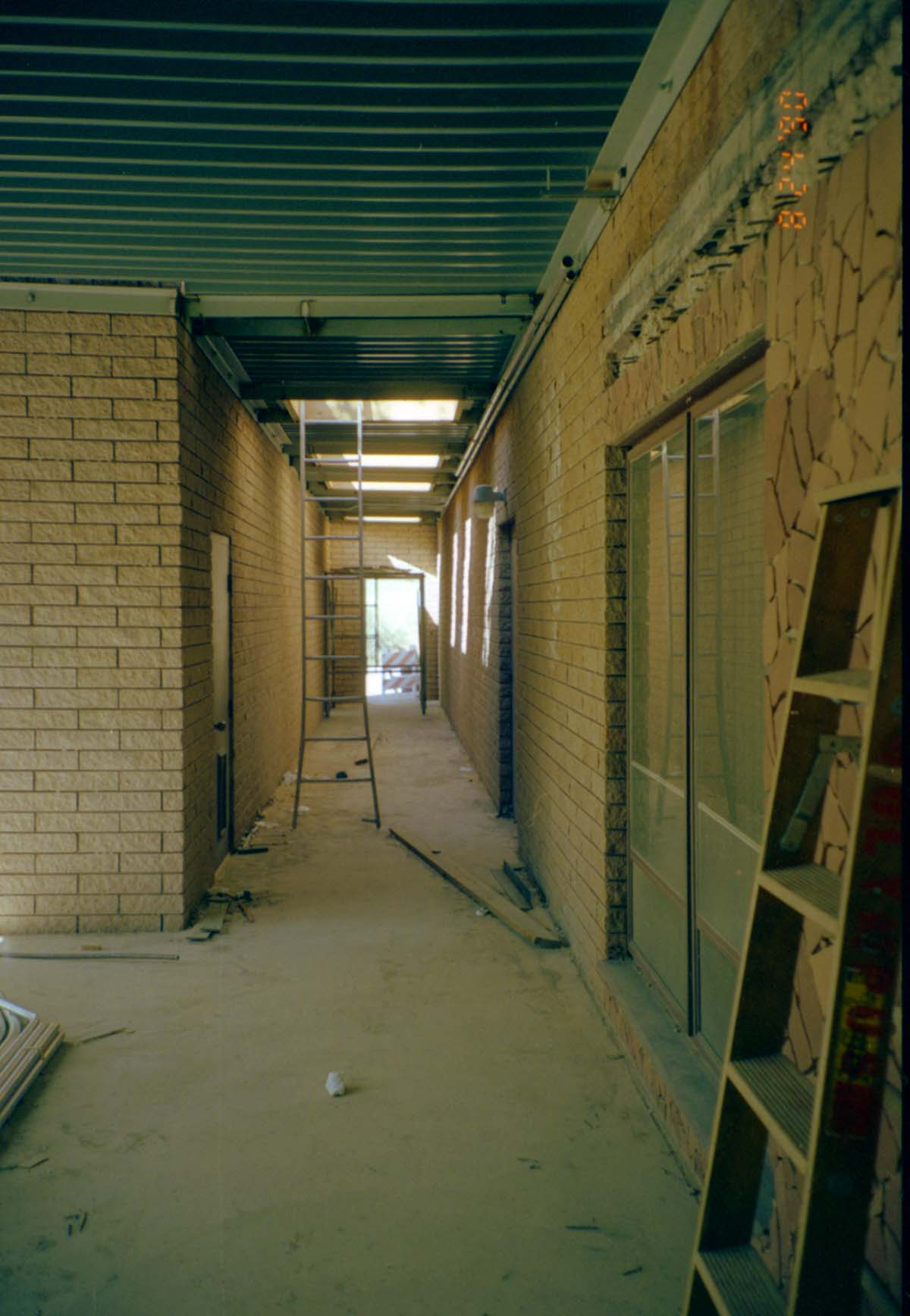 Construction of headquarters addition.