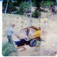NPS personnel working on trail in Zion.