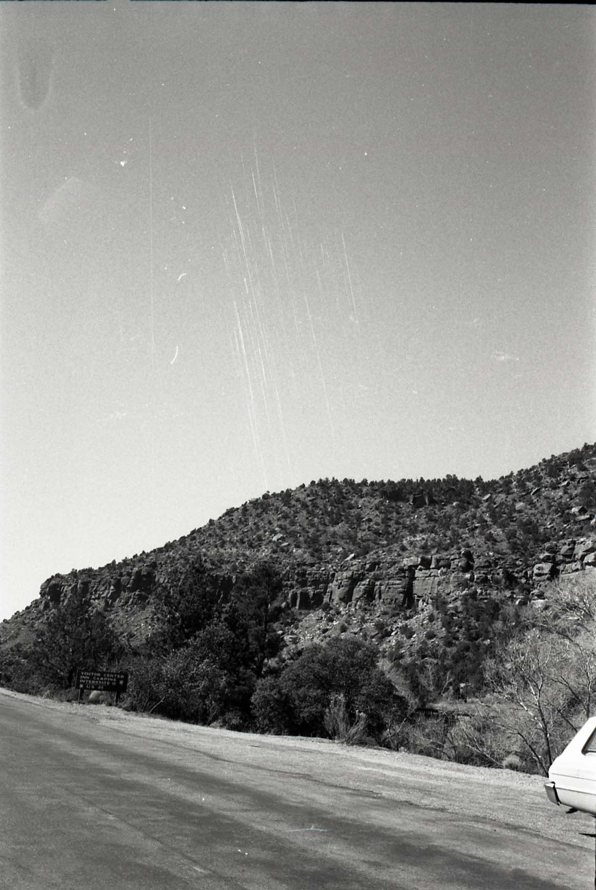 BW Photos of general interior views of Zion Canyon - 35mm.