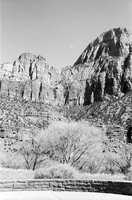 BW Photos of Bridge Mountain - 35mm.