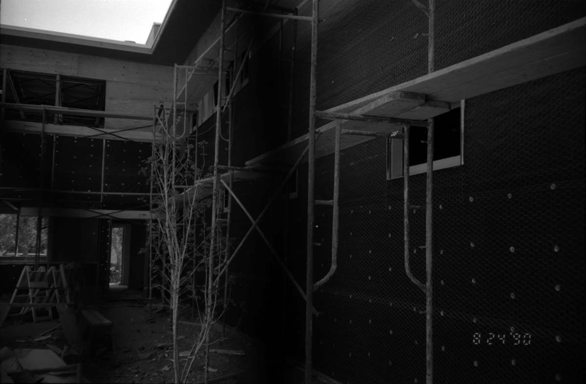 Construction of headquarters addition.