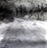 East side road repair and turn out construction.