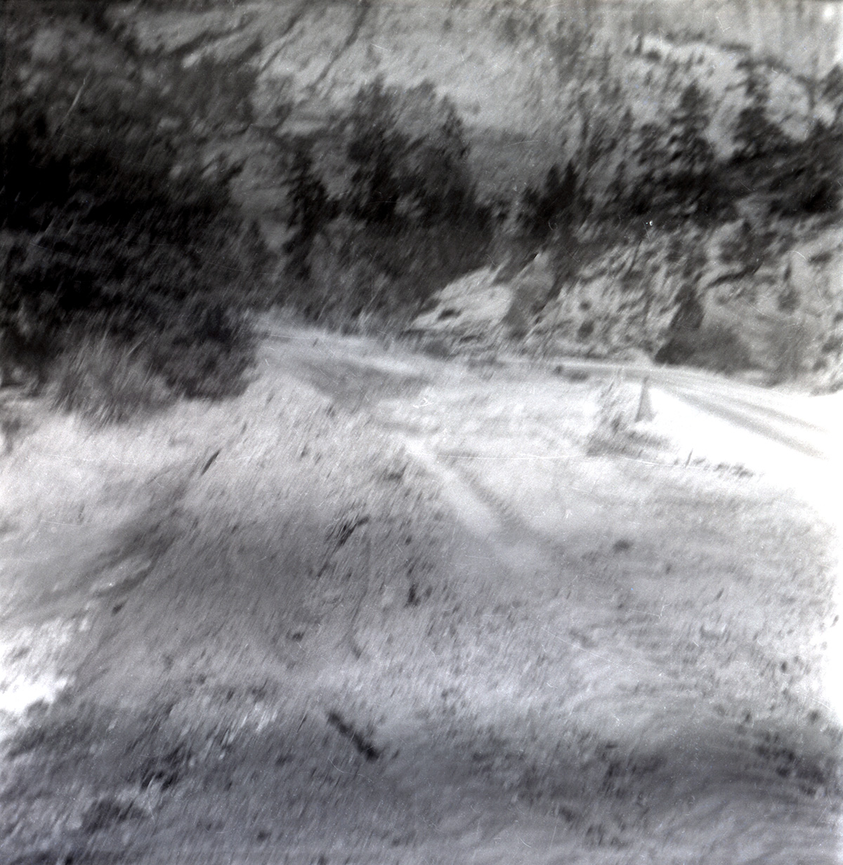 East side road repair and turn out construction.